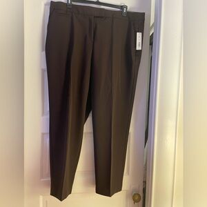 Plus Size Chocolate Brown Straight Leg Trousers (New With Tags)